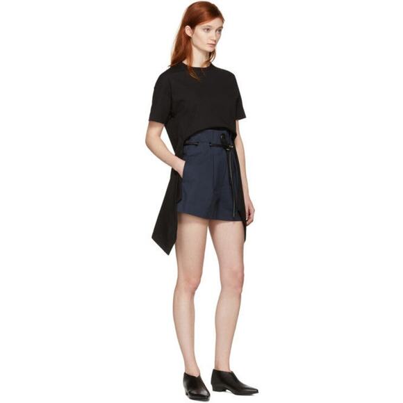 Cedric Charlier Elongated Hem Tee - Black - Picture 4 of 11